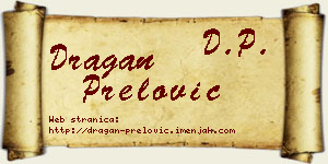 Dragan Prelović vizit kartica